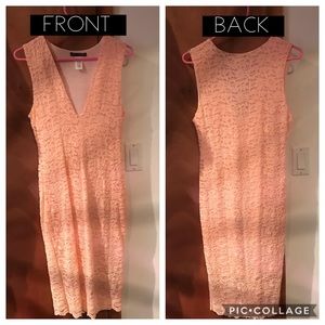 Light pink lace cocktail dress (never worn)